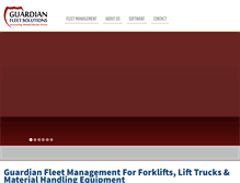 Tablet Screenshot of guardianfleet.com